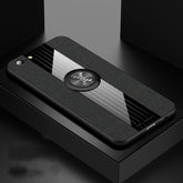 XINLI Stitching Cloth Textue Shockproof TPU Protective Case with Ring Holder